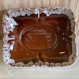 Vintage Napco Glazed Serving Dish